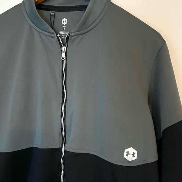 Under Armour NEW Mens Recovery Knit Warm Up Athletic Jacket Sz L - Picture 3 of 8